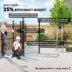 Outsunny 7 x 4ft Garden Shed, Easy to Assemble, Upgraded Galvanised Steel Frame with Foundation Kit, Double Doors with Lock, Outdoor Metal Shed with Vents and Gloves, Garden Storage Shed, Natural - 4