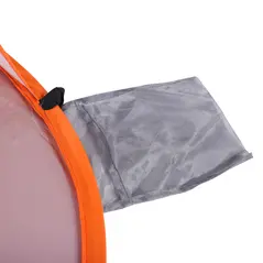 Outsunny Fibreglass Frame 2 Person Pop-Up Lightweight Camping Tent Orange - 7