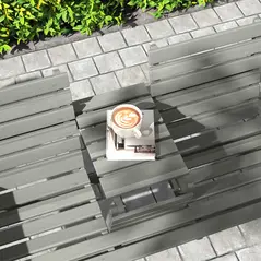 Outsunny Fir Wood Convertible 2 to 3 Seater Outdoor Garden Bench Grey - 8