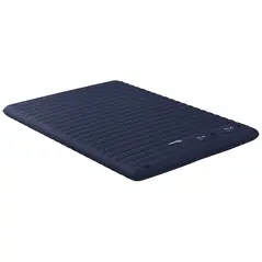 Outsunny Double Inflatable Mattress, with Built-In Pump - Blue - 1