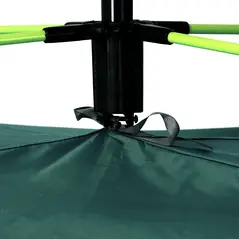 Outsunny Beach Tent for 1-2 Person Pop-up Design with 2 Mesh Windows & 2 Doors Dark Green - 8