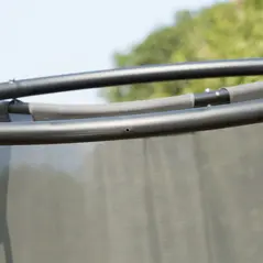 Outsunny Double Sun Lounger, Rocking Lounger Sunbed Daybed with Armrest and Headrest Pillow, for Two, For Outdoor Patio Garden, Grey - 8