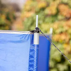 Outsunny Camping Windbreak, Foldable Portable Wind Blocker w/ Carry Bag and Steel Poles, Beach Sun Screen Shelter Privacy Wall, 620cm x 150cm - 8