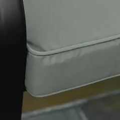 Outsunny Garden Bench Cushion 2 Seater Loveseat Seat Pad for Patio Swing Furniture for Indoor & Outdoor Use, 120 x 50 x 8 cm, Grey - 9