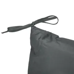 Outsunny Garden Bench Cushion, 2 Seater Swing Chair Cushion, Seat Pad with Ties for Indoor and Outdoor Use, 110 x 120 cm, Dark Grey - 9