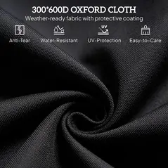 Outsunny Foldable Sun Lounger with 5-Position Adjustable Backrest, Outdoor Portable Recliner Chaise Lounge Chair with Breathable Mesh Fabric, Black - 5