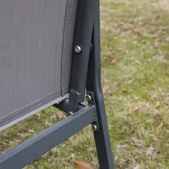 Outsunny Four-Piece Minimal Garden Patio Set - Grey - 8