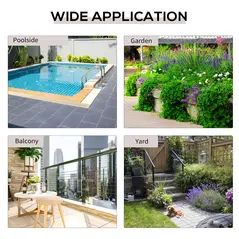 Outsunny Folding Rattan Garden Coffee Table, Small Square Outdoor Bistro Side Table with Rattan Top for Patio, Balcony, Porch, 40 x 40 x 40 cm, Brown - 7