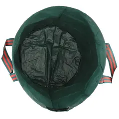 Outsunny Garden Waste Bags, 300L x 3 Heavy Duty Garden Bags, Foldable and Reusable Waste Sacks with Handles for Loading Leaf, Trash, Debris, Green - 9