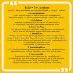 Outsunny Humane Rat Trap, Squirrel Trap with Double Doors, Live Cage Mousetrap for Indoors & Outdoors, Catch and Release Mice, Rats, Rodents, 60 x 18 x 20 cm, Green - 8