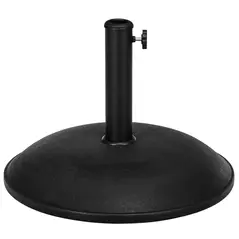 Outsunny Heavy Duty Cement Parasol Base 20kg Round Patio Umbrella Stand Garden Outdoor Shade Holder for Dia. 35mm/38mm/48mm Poles - 1