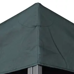 Outsunny Gazebo Roof Replacement, for 3 x 3(m) Frames - Grey - 9