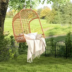 Outsunny Metal Decorative Outdoor Picket Fence Panels Set of 8, Black - 7