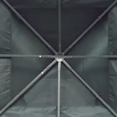 Outsunny Gazebo Roof Replacement, for 3 x 3(m) Frames - Grey - 8