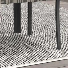 Outsunny Outdoor Dining Set 5 Pieces Patio Conservatory with Tempered Glass Tabletop,4 Dining Chairs - Mixed Grey - 9