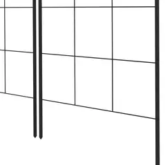 Outsunny Metal Trellis Set of 2, Garden Trellis for Climbing Plants Support Frames, Grid Design - 9