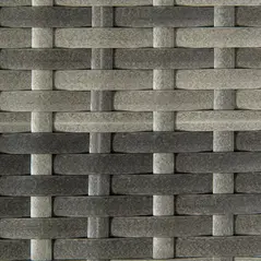 Outsunny Outdoor Coffee Table, Garden PE Rattan Side Table with Plastic Board Under the Full Woven Table Top and Rectangular Frame for Patio, Balcony, Mixed Grey - 9