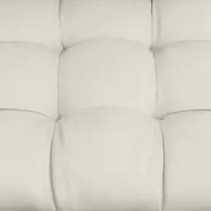 Outsunny Outdoor Garden Seat Cushion with Backrest, Cream White - 9