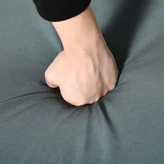 Outsunny Outdoor PE Rattan Rocking Chair Set of 2, Garden Rocking Chair Set with Armrest and Cushion, Light Grey - 9