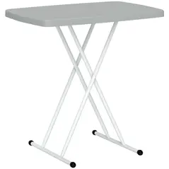 Outsunny Minimal Folding Outdoor Table - Grey/White - 1
