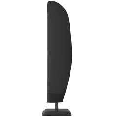 Outsunny Parasol Cover, 600D Oxford Cantilever Umbrella Cover Fit for 2-4m Parasol, Banana Umbrella Protector with Zipper for Outdoor Garden, Patio, Black - 1