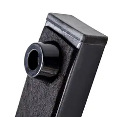 Outsunny Outdoor PE Rattan Rocking Chair Set of 2, Garden Rocking Chair Set with Armrest and Cushion, Grey - 9