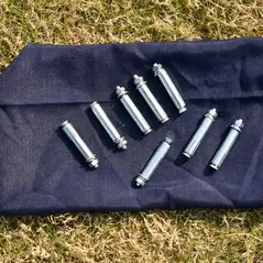 Outsunny Outdoor 3.6 x 3(m) Gazebo Cabana w/ Steel Frame & Net Sidewalls for Privacy - 9