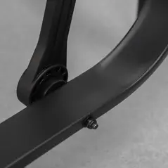 Outsunny Outdoor Gliding Rocking Chair with Sturdy Metal Frame Garden Comfortable Swing Chair, Black - 7