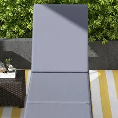 Outsunny Outdoor PE Rattan Sun Lounger Set of 2, Multi-position Backrest Adjustable Single Recliner Sunbed Daybed with Removeable & Washable Cushion, for Patio, Garden, Dark Grey - 9