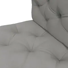 Outsunny Seat and Back Padded Pallet Cushion Set - Light Grey - 8