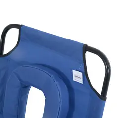 Outsunny Reading Hole Sun Lounger - Blue - 8