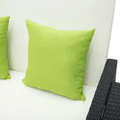 Outsunny Rattan 2-Seater Sofa Sun Lounger Bed-Black - 7