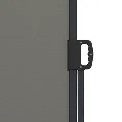 Outsunny Retractable Side Awning, Outdoor Privacy Screen for Garden, Hot Tub, Balcony, Terrace, Pool, 400 x 180cm, Dark Grey - 9