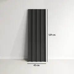 Outsunny Set of 12 Corrugated Steel Roof Sheet Panels - Black - 3