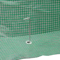 Outsunny Pop-up Small Greenhouse, Outdoor Walk-in Tomato Greenhouse with Carrying Bag, PE Cover, Steel Frame, Green, 2.4L x 1.8W x 2.4H m - 9