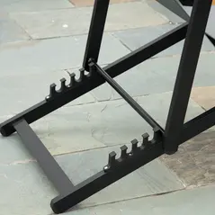 Outsunny Set of 2 Folding Garden Beach Aluminium Frame Deck Chairs Deckchairs Seaside Folding Garden Patio Lounger, Grey - 9