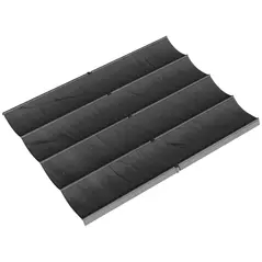 Outsunny Retractable Pergola Canopy Only, 3.92 x 3.5 m, UV30+ Replacement Canopy Cover for 4 x 3 m Pergola, Dark Grey - 1