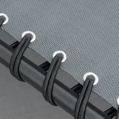 Outsunny Portable Sun Lounger Set of 2, Folding Camping Bed Cot, Reclining Lounge Chair 5-position Adjustable Backrest with Side Pocket, Pillow for Patio Garden Beach Pool, Grey - 8