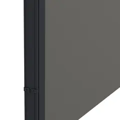 Outsunny Retractable Side Awning, Outdoor Privacy Screen for Garden, Hot Tub, Balcony, Terrace, Pool, 400 x 180cm, Dark Grey - 8