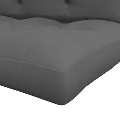 Outsunny Seat and Back Padded Pallet Cushion Set - Dark Grey - 9