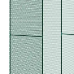 Outsunny Set of 2 Fruit Cage Bird Netting, Vegetable Plant Protection Tent with Zipped Door, Anti Bird, Insects, Small Animals, 1.2 x 1.2 x 1.8m, Dark Green - 9