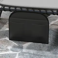 Outsunny Set of Two Reclining Sun Loungers - Light Grey - 9