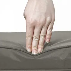 Outsunny Set of 2 Garden Chair Cushions with Ties, 45 x 45 cm Replacement Cushions for Outdoor Furniture, Dark Grey - 9