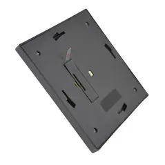 Outsunny Set of 2 Outdoor Garden Solar Post Lamp Sensor Dimmable LED Lantern Bollard IP44 Energy-saving 1.2M Tall, Black - 9