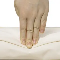 Outsunny Set of 2 Garden Chair Cushions with Ties, 45 x 45 cm Replacement Cushions for Outdoor Furniture, Cream White - 8