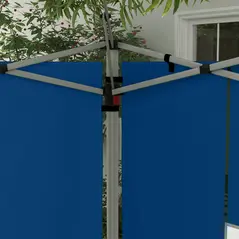 Outsunny Set of 2 Gazebo Side Panels - Blue - 8
