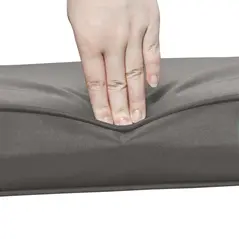 Outsunny Set of 2 Garden Seat and Back Cushion Set, Replacement Cushions for Outdoor Furniture with Seat Cushion and Back Cushion, Dark Grey - 7