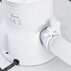 Outsunny Steel Frame Pool with Filter Pump, Filter Cartridge, Reinforced Sidewalls Rust Resistant Above Ground Swimming Pool 292 x 190 x 75cm, Grey - 9