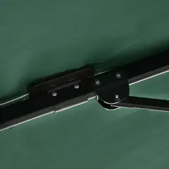 Outsunny Square Umbrella Parasol W/360° Rotation, 245Lx245Wx248H cm-Green - 8