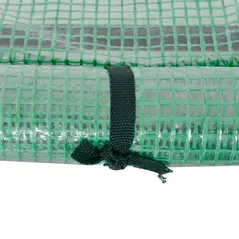 Outsunny Tunnel Greenhouse Green Grow House for Garden Outdoor, Steel Frame, PE Cover, Green, 200 x 100 x 80cm - 8